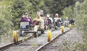 They run on an abandoned track for 13 miles roundtrip. Become A Railrider Cycling Adventure Club Member Community Tillamookheadlightherald Com