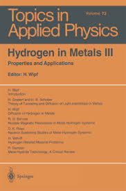 This page provides the chapters on the properties of metals from the doe fundamentals handbook: Hydrogen In Metals Iii Springerlink