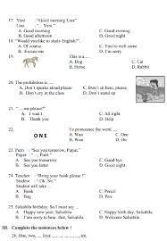 Soal bahasa inggris kelas 4 sd. Pin Di Ing