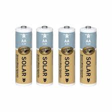 Hampton Bay Nickel Metal Hydride 1200 Mah Solar Rechargeable Batteries 4 Pack Bt Nm Aa 1200 D4 The Home Depot