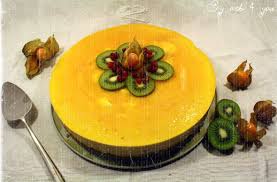 Recette De Bavarois Facon Exotique Mousse A La Mangue Dacquoise Coco Alimentation