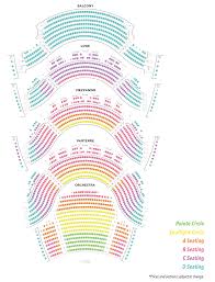 Seating Maps For Ellie Caulkins Opera House And Newman Center
