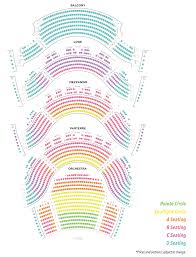 seating maps for ellie caulkins opera house and newman center