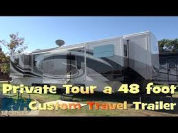 Montana bumper pull travel trailer. Private Tour Exterior And Systems Of 48 Foot Travel Trailer By Spacecraft Travel Trailer Lightweight Trailers Trailer