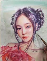 12x15 in. Acrylic, Watercolor, Chalk Pastel. Avery League #5