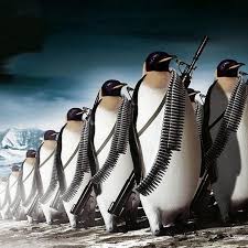 The bill of his hat had shielded him from the. Army Of Killer Penguins Bossfight