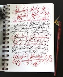 Beautiful Writing Samples With Noodlers And Diamine Inks By