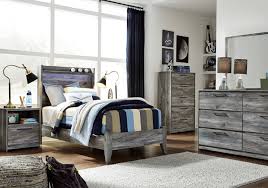 Modern mission vintage oak king bed (set of 3/ctn). Baystorm Gray Twin Panel Bedroom Set Cincinnati Overstock Warehouse