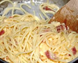 How To Make Egg And Bacon Spaghetti Craft Invaders Recipes Quick Meals Food