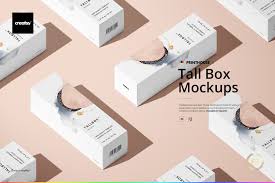 Are you looking for box mockup vectors or photos? Tall Box Mockup Set Creative Photoshop Templates Creative Market