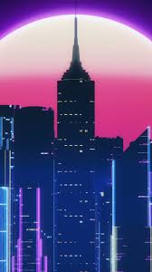 Abstract fractal plasma energy neon background loop 4k video clip. Neon City Phone Wallpaper Hd Dark Hd Wallpaper