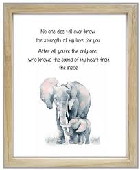 Elephant And Baby Elephant No One Else Will Ever Know The Strength Of My Love For You Mother And Child Elephan Elephant Quotes Mothers Love Quotes Baby Quotes
