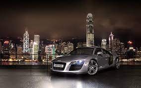 More images for audi r8 city wallpaper » Hd Wallpaper Audi R8 City Skyline Night Hd Cars Wallpaper Flare