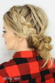 First up we have this braided bun with beads. Top 25 Messy Hair Bun Tutorials Perfect For Those Lazy Mornings Cute Diy Projects