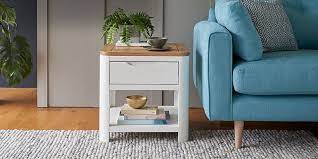 Named after its exclusive bevelled frame design with mitred corner joints, the bevel range combines the traditional charm of good quality natural solid oak with a sleek, refined modern styling. Side Tables Wood Oak End Tables Oak Furnitureland