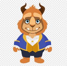 Beauty And The Beast Animated Illustration Belle Beast Rapunzel Chip Youtube Baby Electronics Mammal Cat Like Mammal Png Pngwing