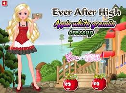 العاب بنات العاب تلبيس وماكياج Girls Dress Up Apple White Up Game
