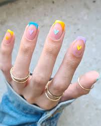 20 beautiful diamond nail designs you will love. 29 Summer Aesthetic Nails Designs 2021 Different Color French Tips
