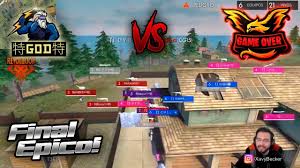 Players freely choose their starting point with their parachute and aim to stay in the safe zone for as long as possible. El Versus Mas Peleado Clan Game Over Vs Team God Youtube