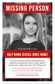 Nov 05, 2002 · the information is derived from the national crime information center (ncic) via the investigating agency and is automatically updated to the webpage each day. Make Missing Person Posters In Minutes Postermywall