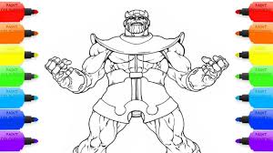 Download more than 100 avengers coloring pages! Thanos Avengers Coloring Pages Total Update