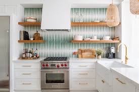 creative geometric kitchen backsplashes