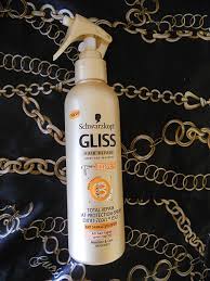 Amika the wizard detangling hair primer. Schwarzkopf Gliss Total Hair Repair Heat Protection Spray