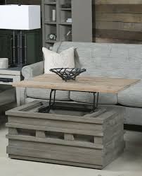 Wlive wood lift top coffee table with hidden storage compartment, side drawer and metal frame, lift tabletop dining table for home, living room, office. Junction Pallet Lift Top Cocktail Table By Hammary Furniturepick