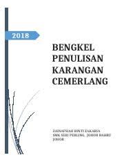 Teknologi informasi dalam bimbingan konseling digunakan sebagai sarana untuk memperoleh, memproses, menyimpan serta menyebarluaskan informasi. Contoh Karangan Cemerlang Spm Docx 2018 Bengkel Penulisan Karangan Cemerlang Zainafsiah Binti Zakaria Smk Seri Perling Johor Bahru Johor 1 Soalan Spm Course Hero