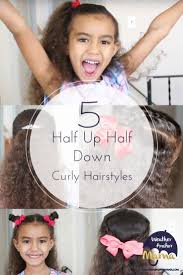 5 Easy Half Up Half Down Curly Hairstyles Weather Anchor Mama Down Curly Hairstyles Curly Hair Styles Curly Girl Hairstyles