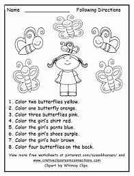 Multi Step Directions Worksheets In 2020 Following Directions Follow Directions Worksheet Kindergarten Worksheets