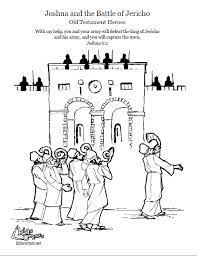 Joshua at the battle of jericho. Battle Of Jericho Coloring Page Printable Activity Pages Joshua Image Result For Joshua And The Walls Of Jericho Colo Bible Coloring Pagestower Coloring Page Fall Of Jericho High Quality Coloring Pages Baby
