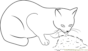 Printable cute food coloring pages. Cat Eating Food Coloring Page For Kids Free Cat Printable Coloring Pages Online For Kids Coloringpages101 Com Coloring Pages For Kids