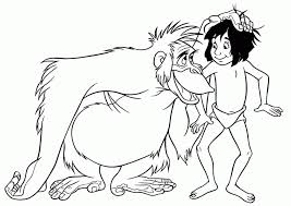 Mowgli and kaa coloring pages for kids printable free disney. Free Collection Of The Jungle Book Images Coloring Pages Coloring Pages Library