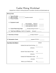 Cookie Mining Economics Lesson Middle School Economics Economics Lessons Science Lessons Middle School