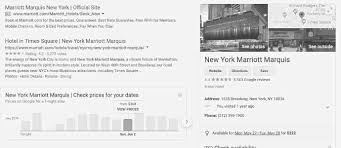 google moves hotel pricing chart into the serp