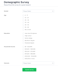 A questionnaire is a critical component in any social research domain. Demographic Survey Form Template Jotform