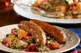 It's also ready in just 30 minutes, making it perfect for a midweek meal. Pork Sausages With Moroccan Quinoa Salad Musk S