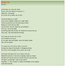 This Song Will Change Your Life Nutritional Balance Is Wealth Midnite Song All My Life Life My Life Reggae Lyrics