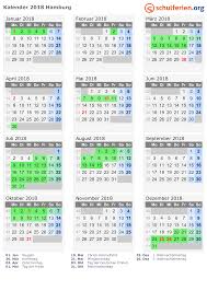 Außerdem gab es, je nach region und tradition, einzelne freie tage für jahrmärkte, messen und die erntezeit. Kalender 2018 Ferien Hamburg Feiertage