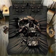 Skull Bedding Sets Goth Home Decor Skull Bedding Skull Bedding Sets