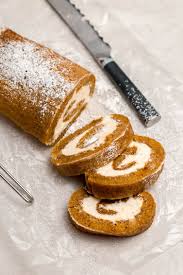 This is a great alternative to a pumpkin pie. Classic Pumpkin Roll With Cream Cheese Filling Brown Eyed Baker