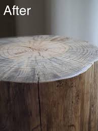 How To Make A Log Side Table Log Side Table Diy Side Table Log End Tables