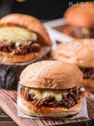 Try Making This Cheesy Sloppy Joe Burger The Best Thing About Sloppy Joe Is We Don T Care If It S Messy Using Some Sloppy Joe Burger Food Cheesy Sloppy Joes