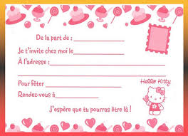 Anniversaire filles créez l'invitation anniversaire parfaite pour votre fille. Carte Invitation Anniversaire A Imprimer Gratuit Invitations De Cartes Undangan