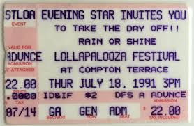 Lollapalooza: The First Show of the First Tour
