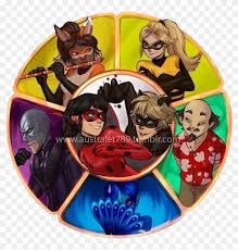 Miraculous Ladybug New Kwami Transformation Png Download Ladybug And Cat Noir Heroes Clipart 2454272 Pikpng