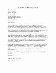 Hr Internship Cover Letter Examples