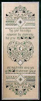 Celtic cross stitch pattern modern celtic mandala cross stitch design celtic knot embroidery hoop art irish wall art easy cross stitch pdf Sweetheart Tree Irish Blessing Sampler Cross Stitch Pattern 123stitch