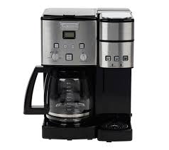 Single serve coffee makers are designed to brew hot drinks in a quick and simple way. Cuisinart Coffee Center 12 Cup And Single Serve Coffee Maker Qvc Com